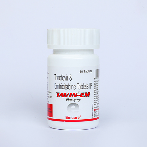 Tavin-EM Tablet Bottle Front View