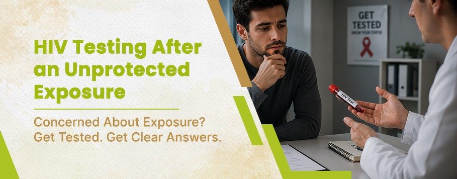 HIV testing after unprotected sex and next steps to take