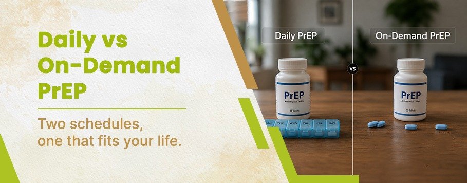 Daily vs on-demand PrEP comparison and choosing the right schedule