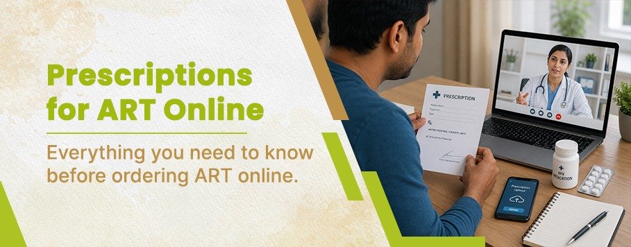 Prescription requirements for ordering ART online in India