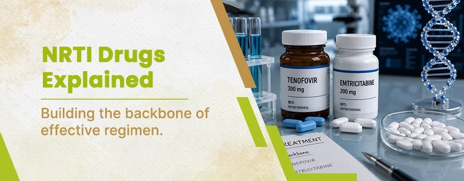 NRTI drugs tenofovir lamivudine abacavir zidovudine explained