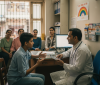LGBTQ+ Healthcare in India illustration